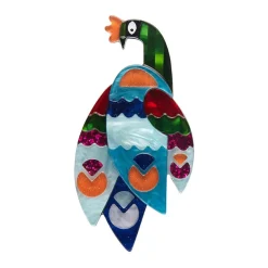 Erstwilder Good Tidings Peacock Brooch^ Brooches