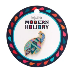 Erstwilder Good Tidings Peacock Enamel Pin^ Enamel Pins