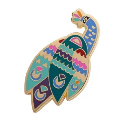 Erstwilder Good Tidings Peacock Enamel Pin^ Enamel Pins