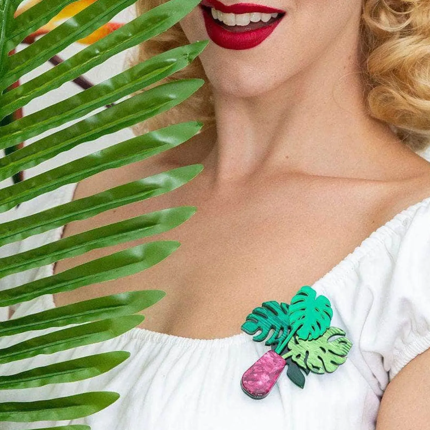 Erstwilder Green Eyed Monster Brooch^ Brooches