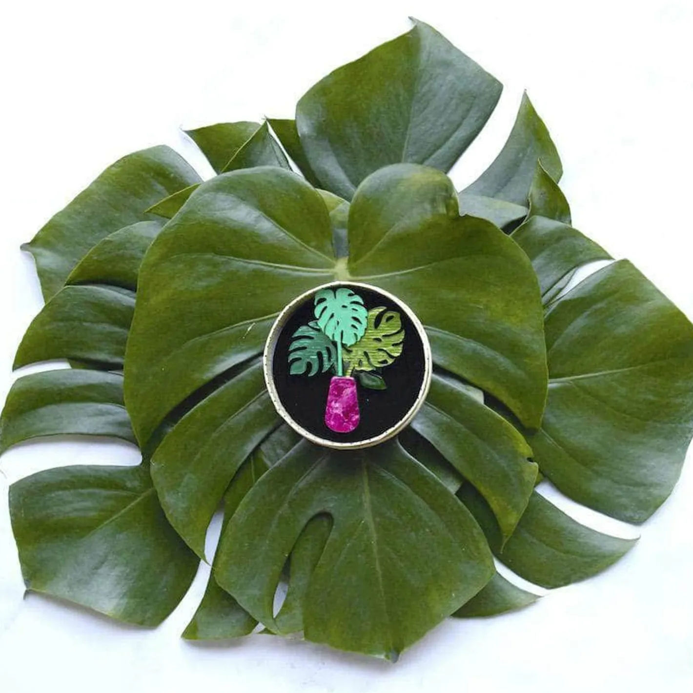 Erstwilder Green Eyed Monster Brooch^ Brooches