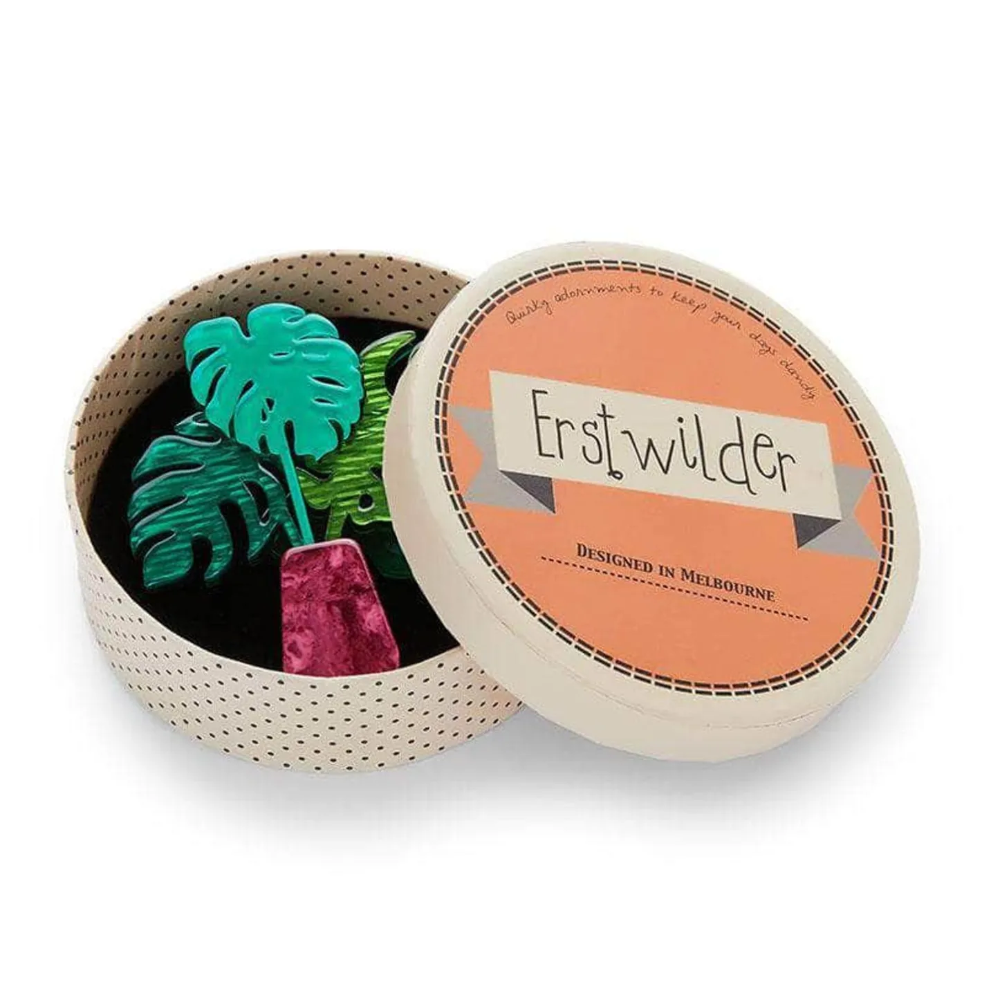 Erstwilder Green Eyed Monster Brooch^ Brooches