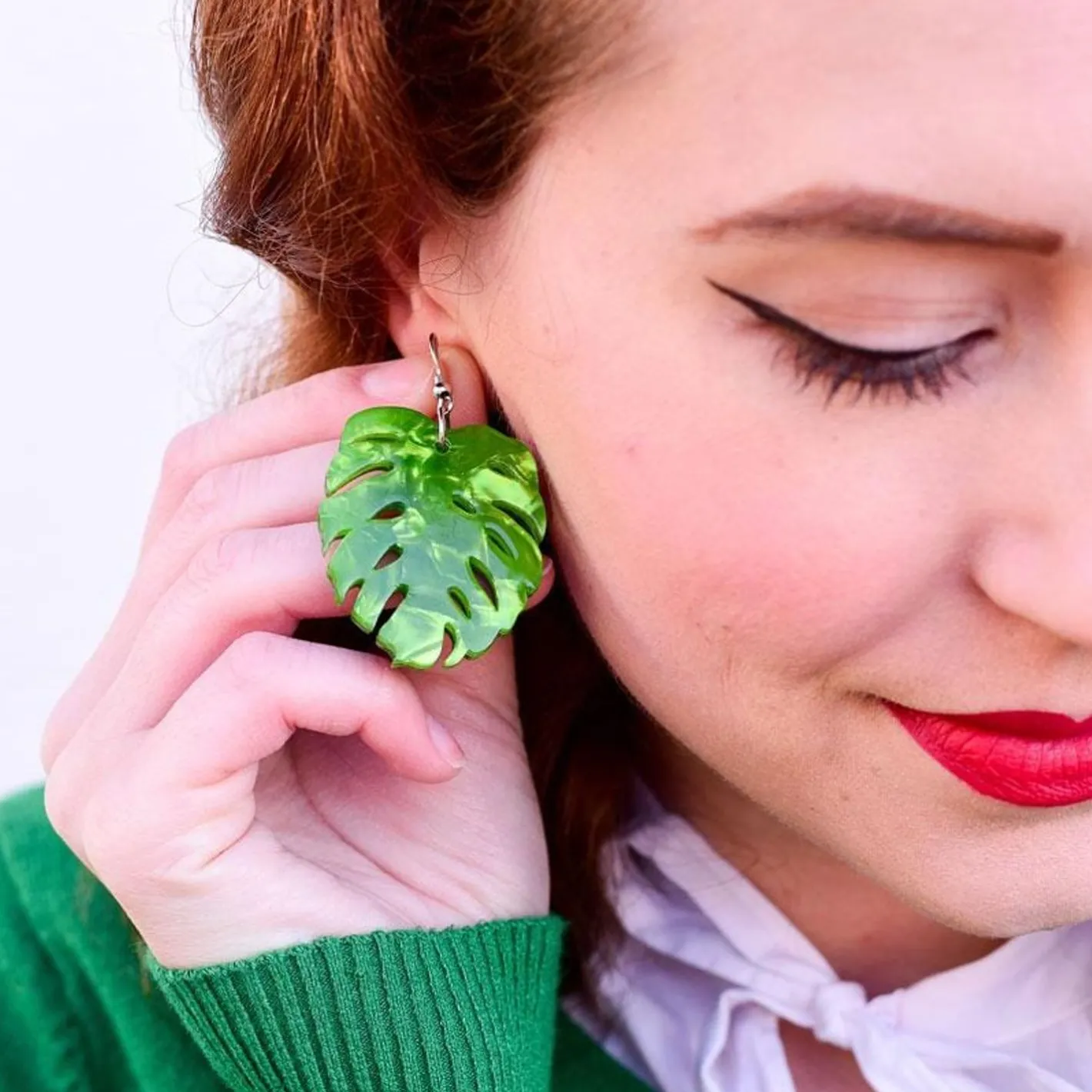Erstwilder Green Eyed Monster Earrings^ Earrings