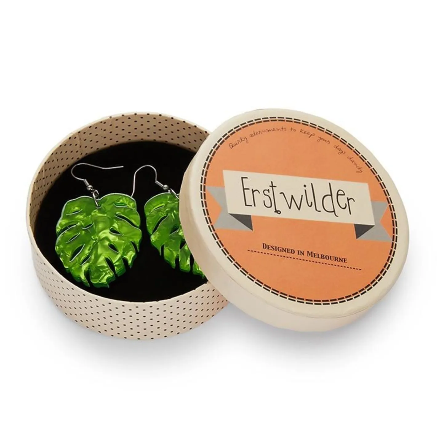 Erstwilder Green Eyed Monster Earrings^ Earrings