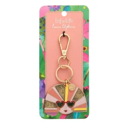 Erstwilder Groovy U.V. Enamel Key Ring^ Enamel Key Rings