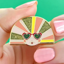Erstwilder Groovy U.V. Enamel Pin^ Enamel Pins