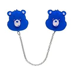 Erstwilder Grumpy Bear Cardigan Clips^ Brooches