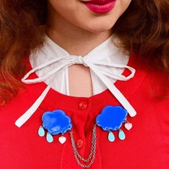 Erstwilder Grumpy Bear Cloud Cardigan Clips^ Brooches