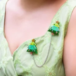 Erstwilder Guardian Of The Gifts Cardigan Clips^ Brooches