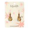 Erstwilder Guitar Blues Enamel Drop Earrings^ Enamel Earrings