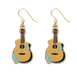 Erstwilder Guitar Blues Enamel Drop Earrings^ Enamel Earrings