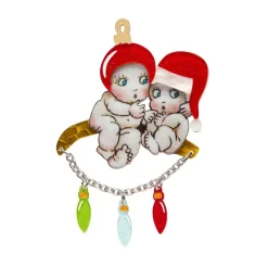 Erstwilder Gumnut Christmas Cuddles Brooch^ Brooches