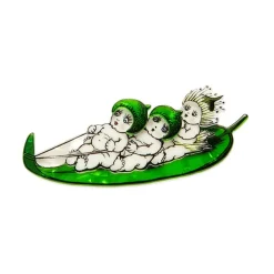 Erstwilder Gumnut Toboggan Brooch^ Brooches