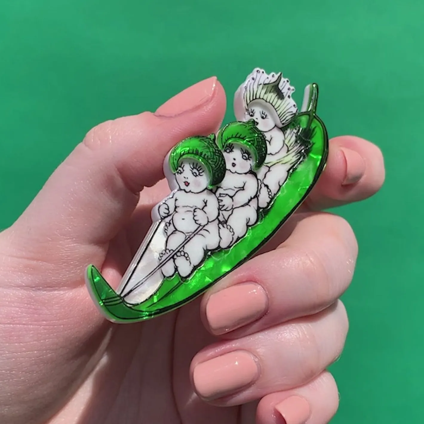 Erstwilder Gumnut Toboggan Brooch^ Brooches