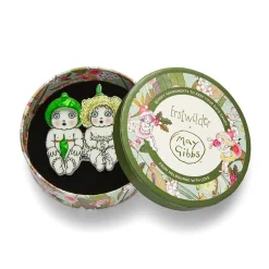 Erstwilder Gumnut Twins Brooch^ Brooches