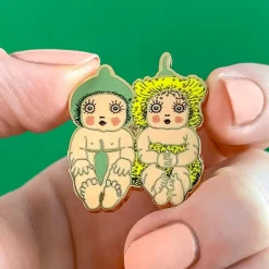 Erstwilder Gumnut Twins Enamel Pin^ Enamel Pins