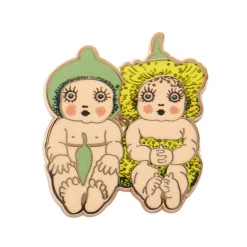 Erstwilder Gumnut Twins Enamel Pin^ Enamel Pins