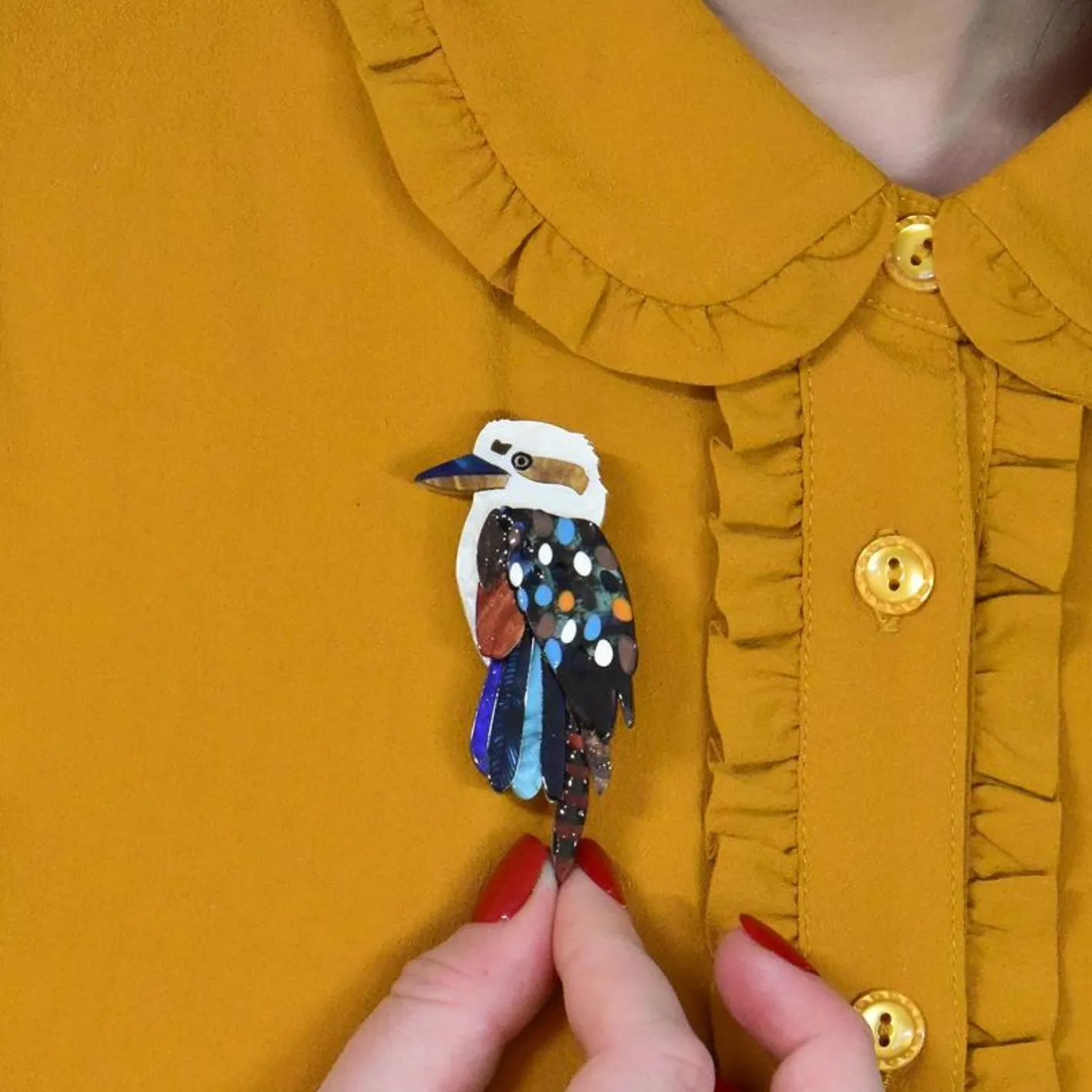 Erstwilder Gumtree Royalty Brooch^ Brooches