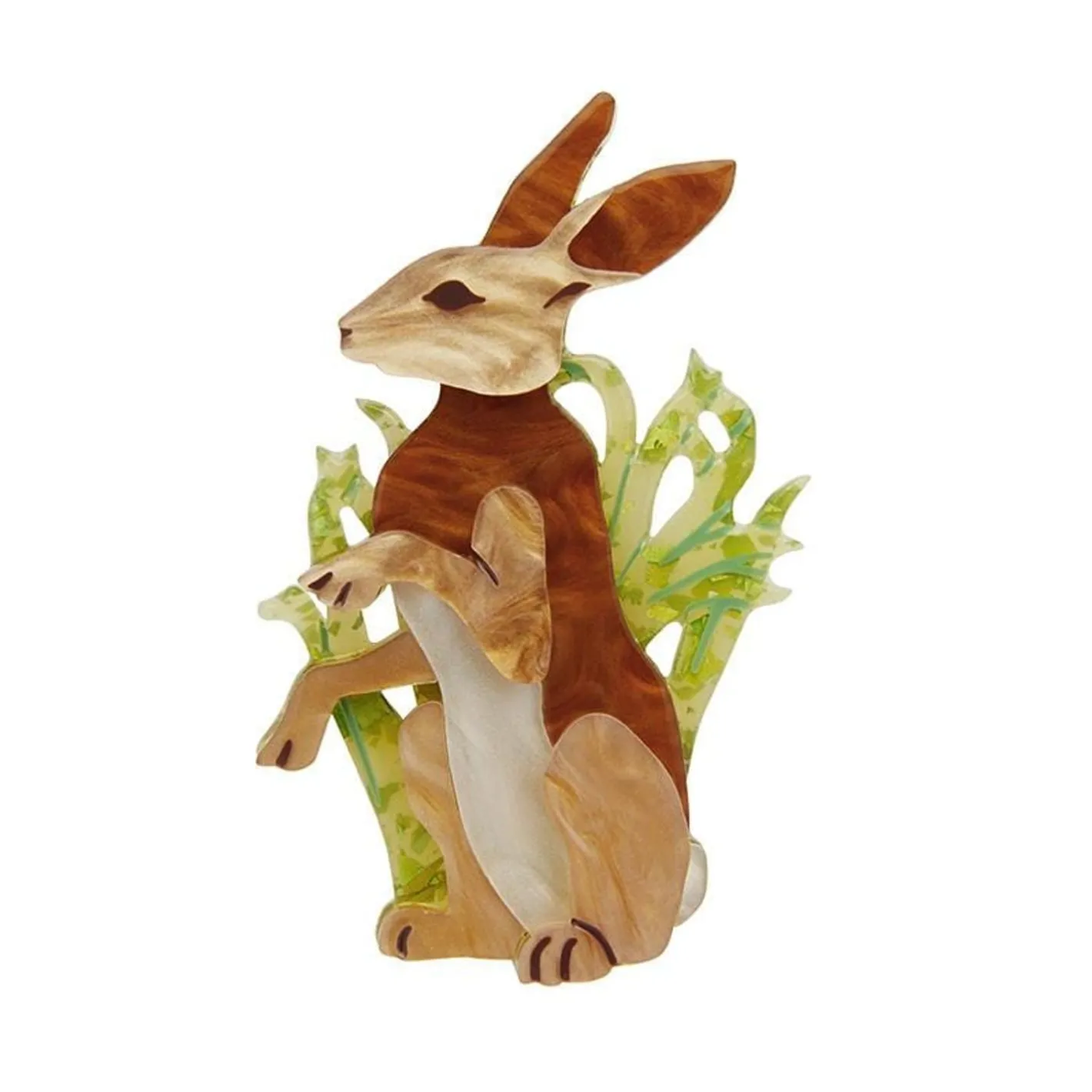 Erstwilder Habitual Hare Brooch^ Brooches