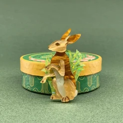 Erstwilder Habitual Hare Brooch^ Brooches