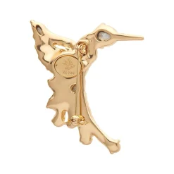 Erstwilder Halcyon Hummingbird Stone Set Crystal Brooch^ Brooches