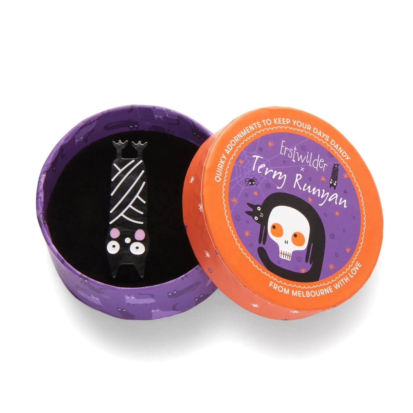 Erstwilder Halloween Hang-Up Bat Mini Brooch^ Brooches