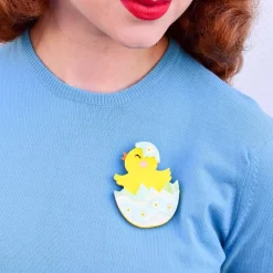 Erstwilder Happy Hatchling Brooch^ Brooches