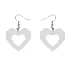 Erstwilder Heart Bubble Resin Drop Earrings - White^ Essential Earrings