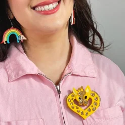 Erstwilder Heart Of Africa Brooch^ Brooches