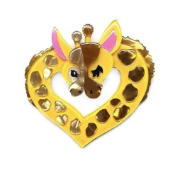 Erstwilder Heart Of Africa Giraffes Brooch^ Brooches