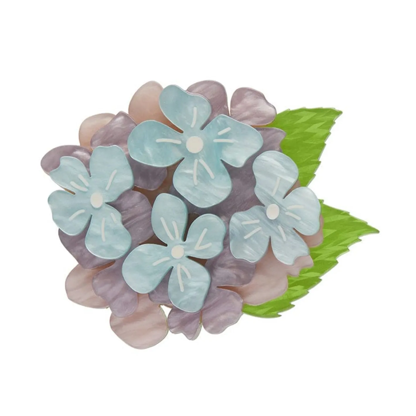 Erstwilder Heartfelt Hydrangea Brooch^ Brooches