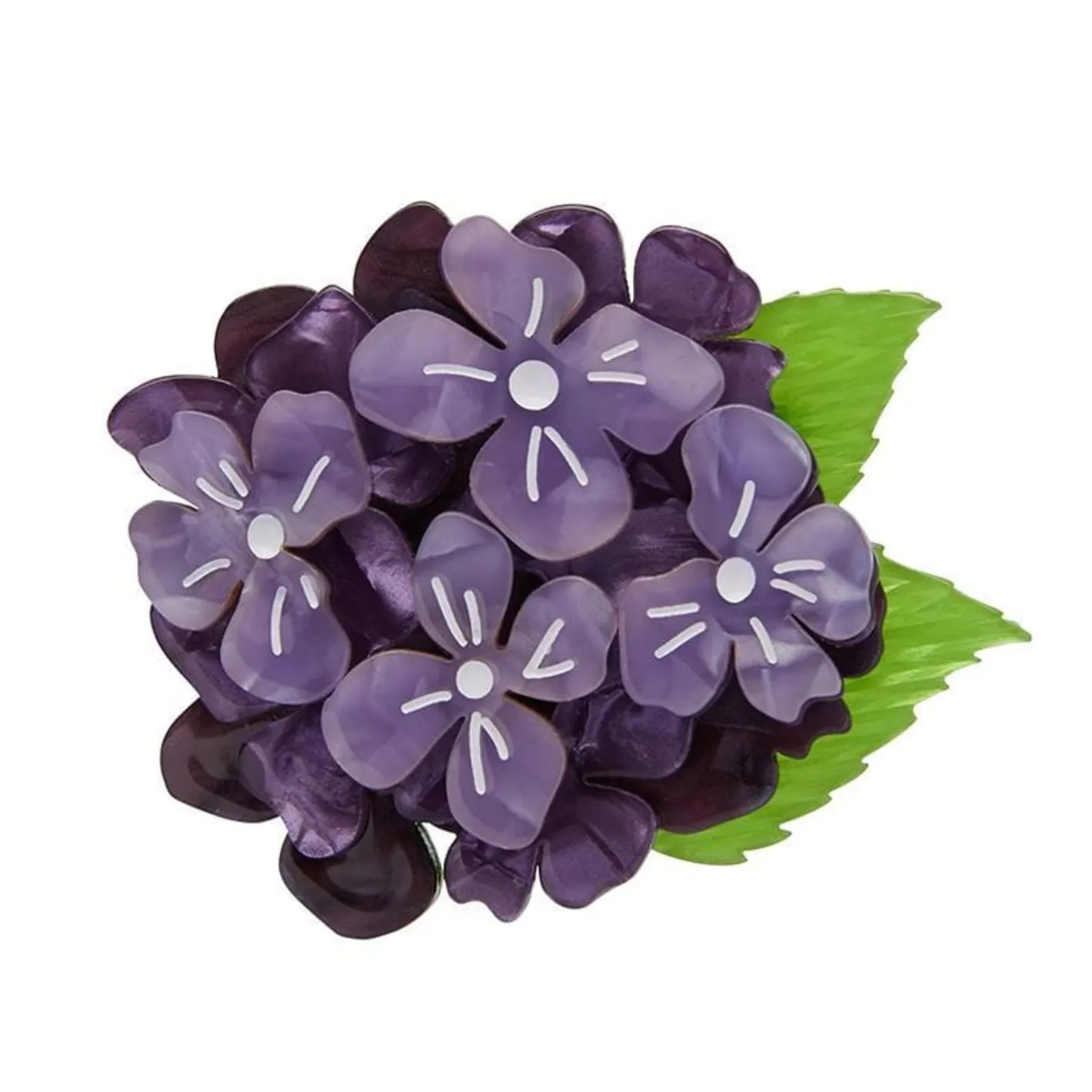 Erstwilder Heartfelt Hydrangea Brooch^ Brooches