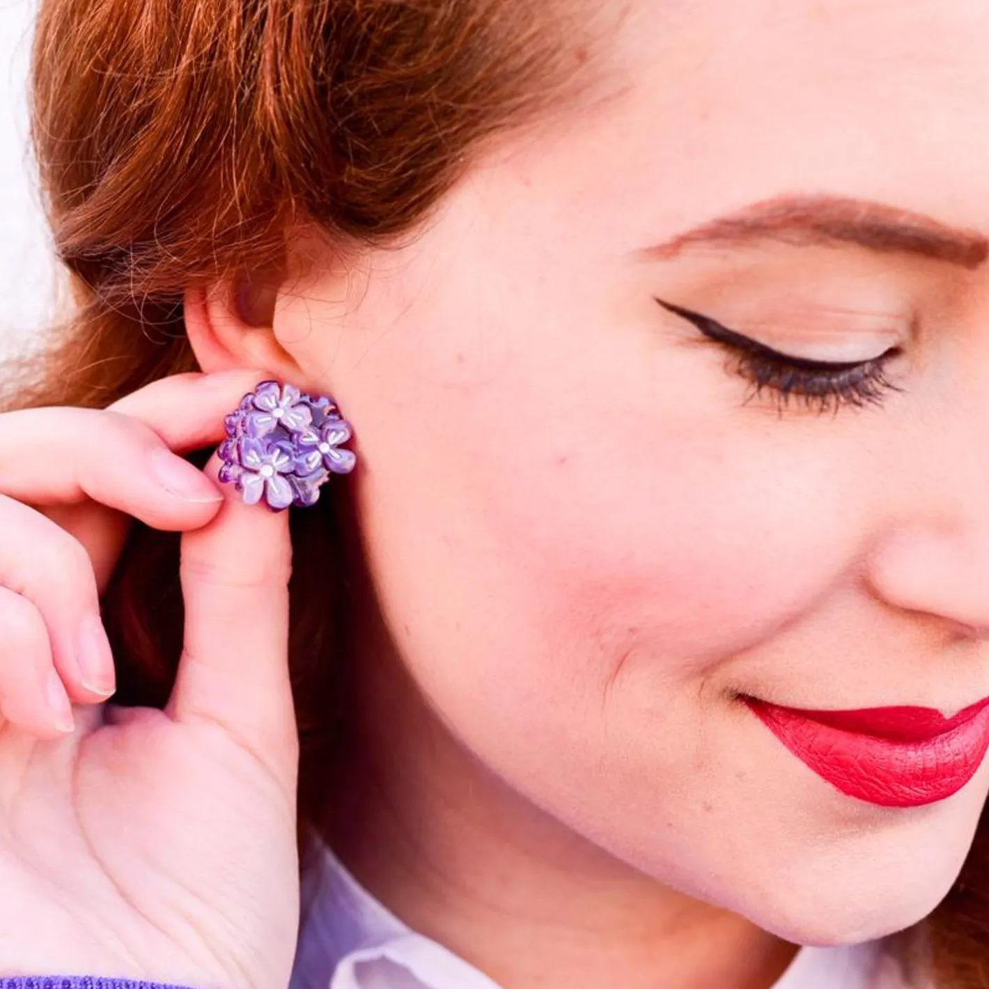 Erstwilder Heartfelt Hydrangea Earrings^ Earrings