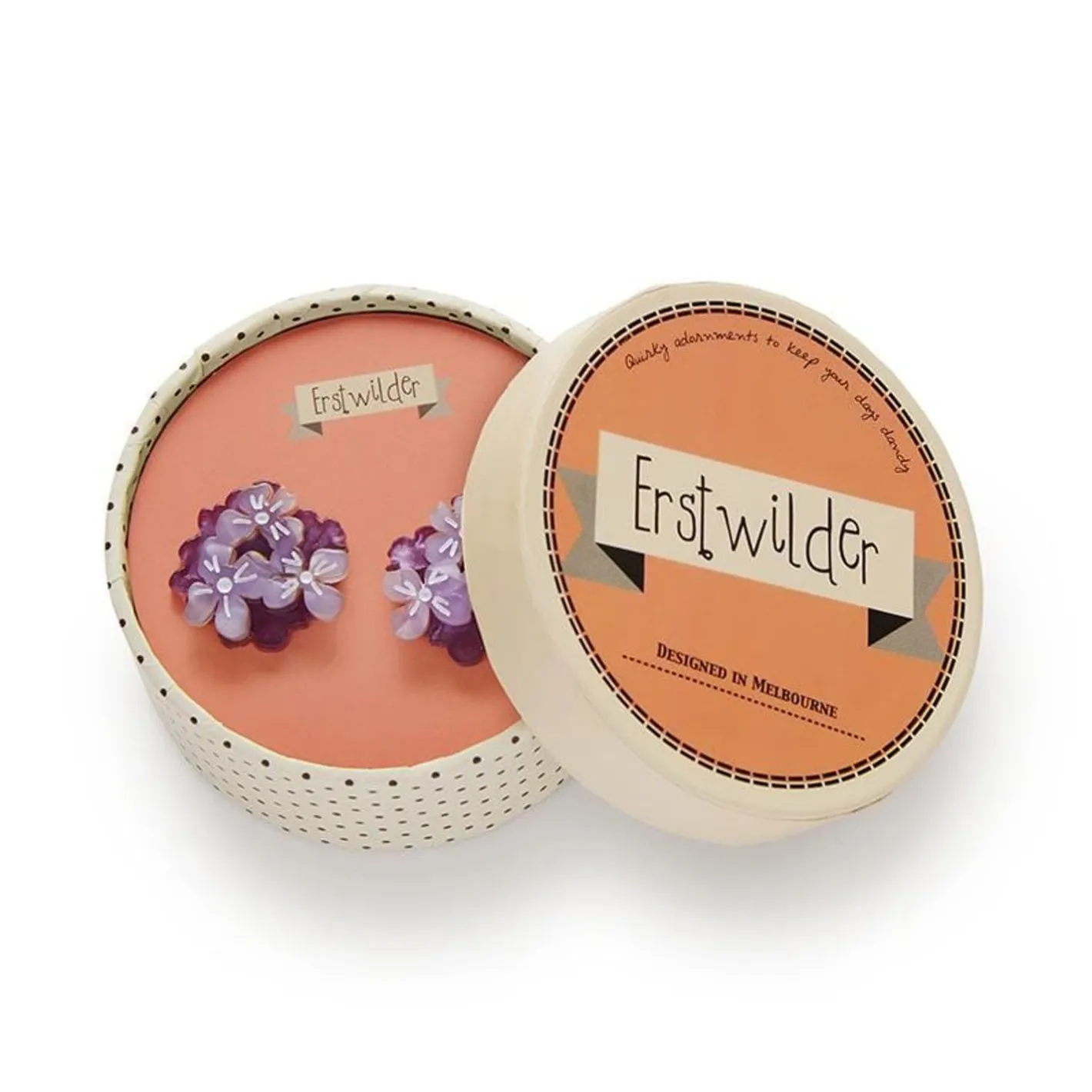 Erstwilder Heartfelt Hydrangea Earrings^ Earrings
