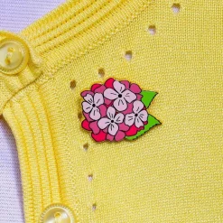 Erstwilder Heartfelt Hydrangea Enamel Pin^ Enamel Pins