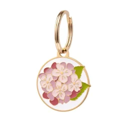 Erstwilder Heartfelt Hydrangea Enamel Pet Charm^ Enamel Key Rings