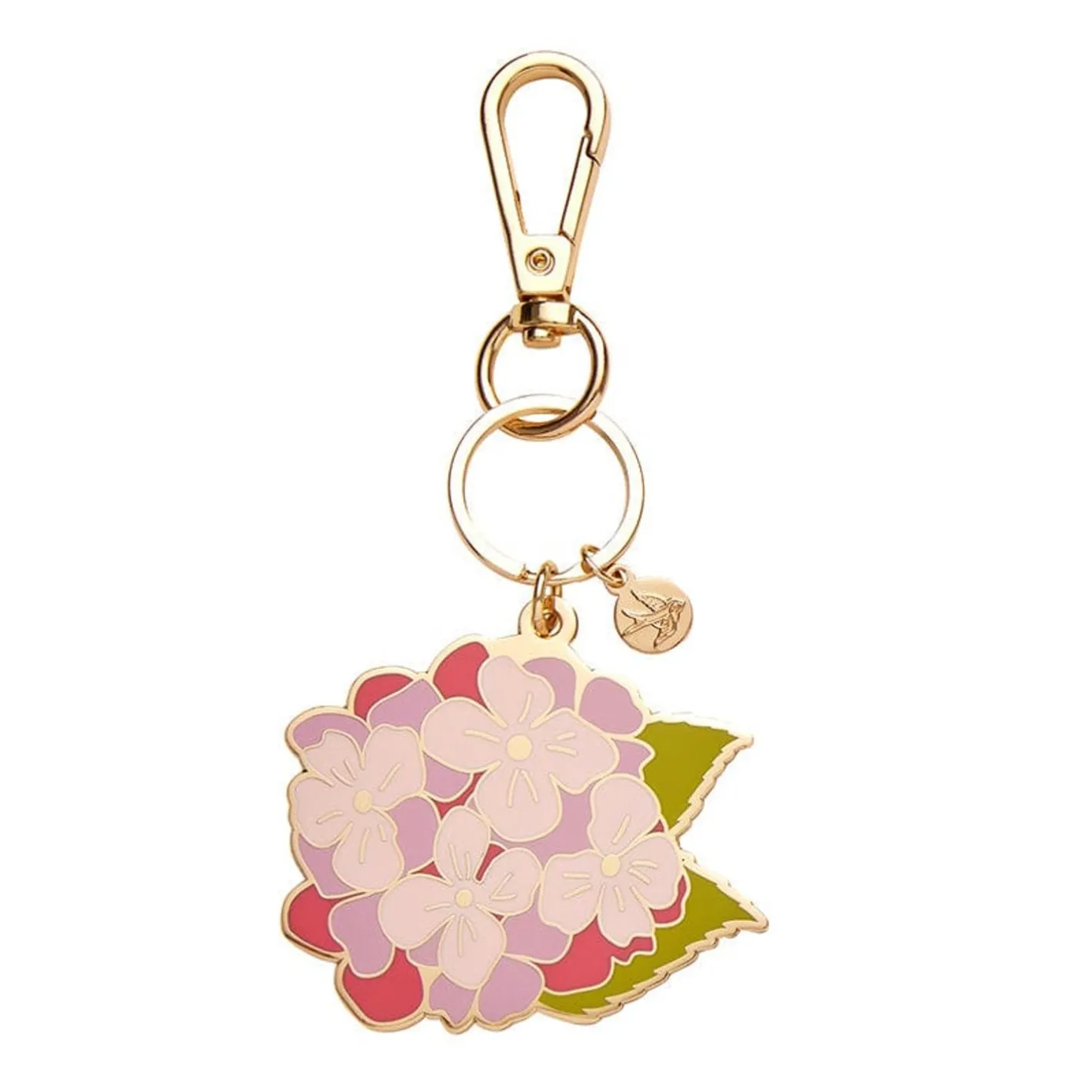 Erstwilder Heartfelt Hydrangea Key Ring^ Enamel Key Rings