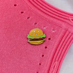 Erstwilder Hearty Hamburger Enamel Pin^ Enamel Pins