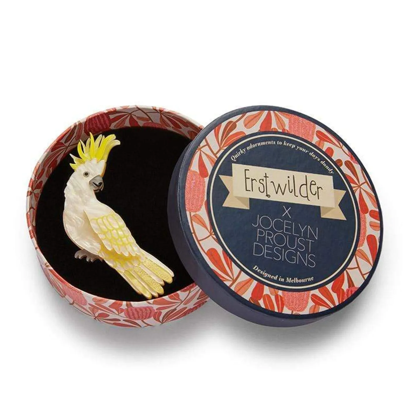 Erstwilder Hello Cocky Brooch^ Brooches