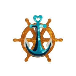 Erstwilder Helm And Home Mini Brooch^ Brooches