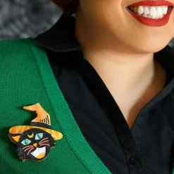 Erstwilder Hex Kitten Brooch^ Brooches