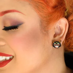 Erstwilder Hex Kitten Earrings^ Earrings