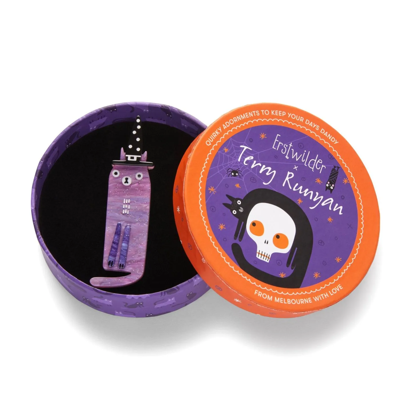 Erstwilder Hocus Purrcas Brooch^ Brooches