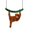 Erstwilder Hold On Louie Orangutan Necklace^ Necklaces