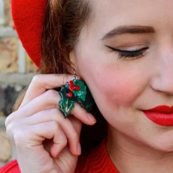 Erstwilder Holly Jolly Earrings^ Earrings