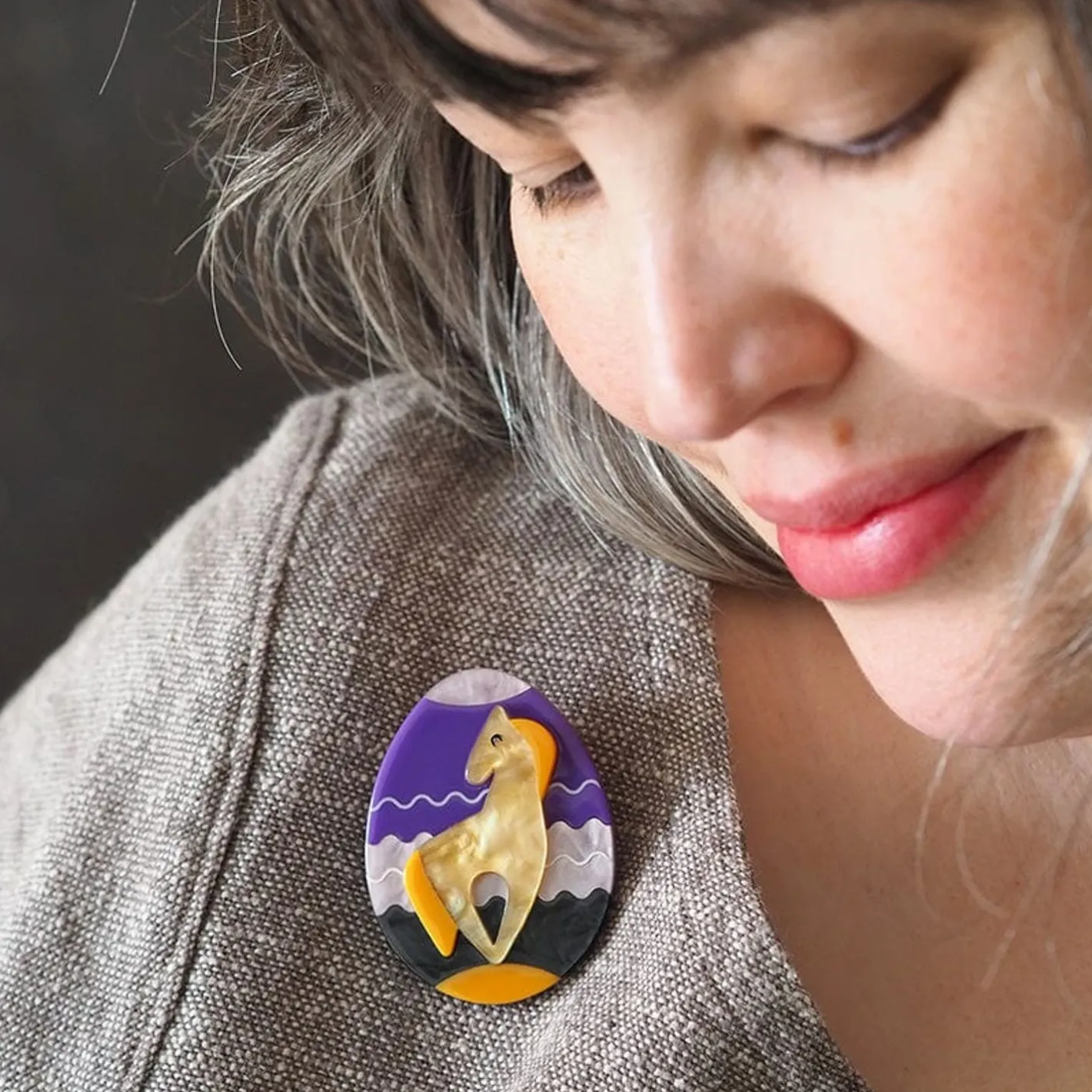 Erstwilder Horse Of Hope Brooch^ Brooches