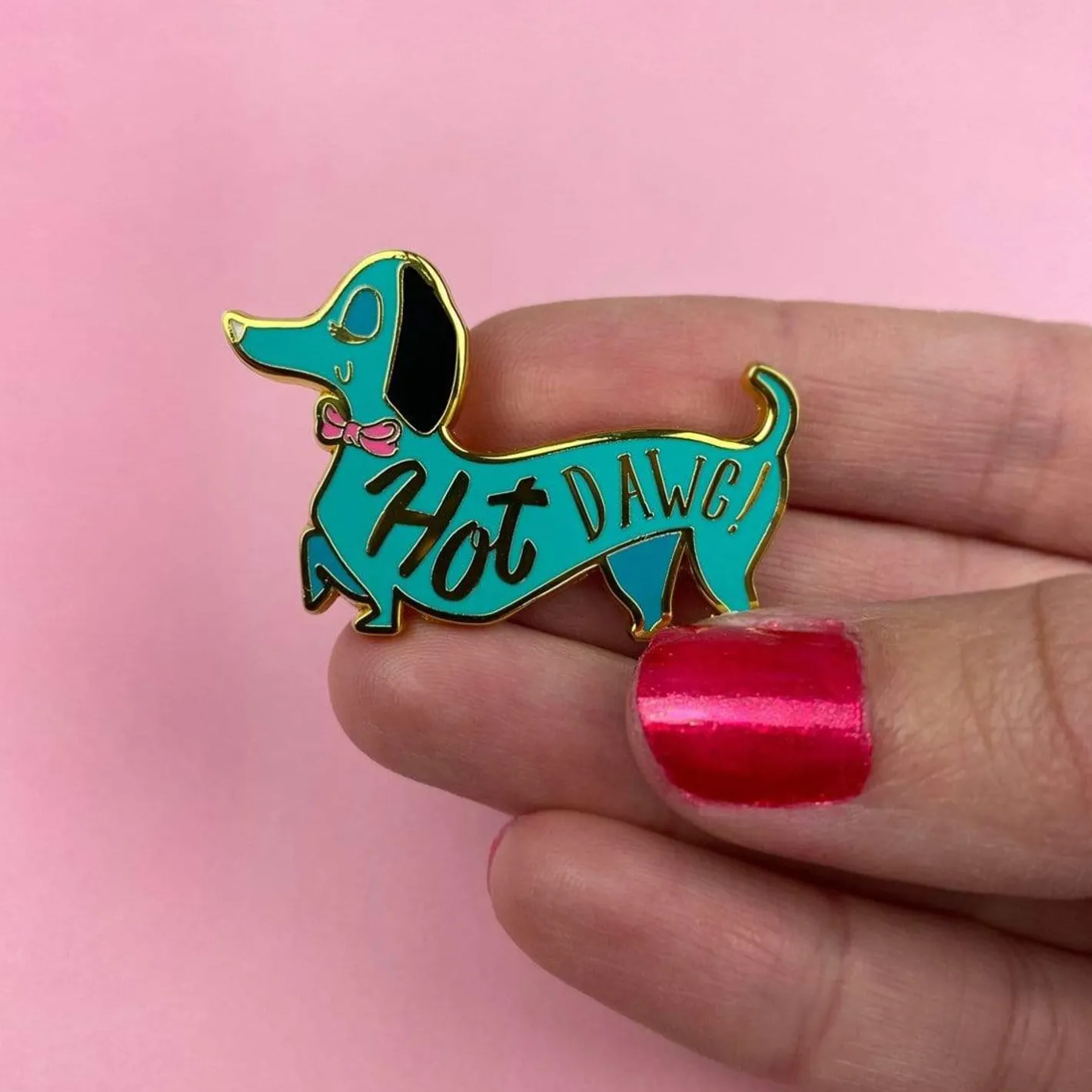 Erstwilder Hot Dawg! Enamel Pin^ Enamel Pins