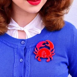 Erstwilder Huggable Decapod Brooch^ Brooches