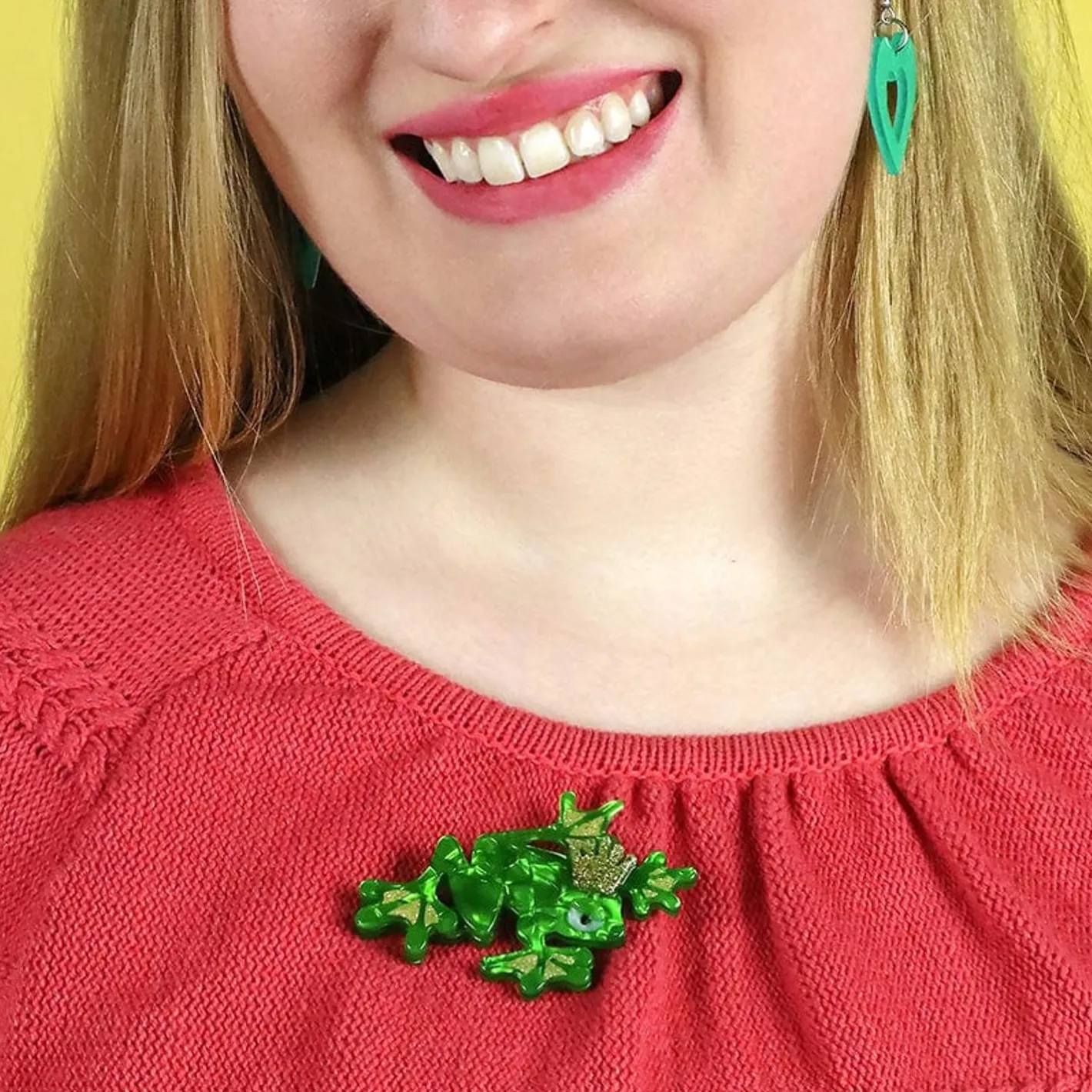 Erstwilder I Kissed A Prince Brooch^ Brooches