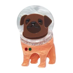 Erstwilder Interplanetary Pug Brooch^ Brooches